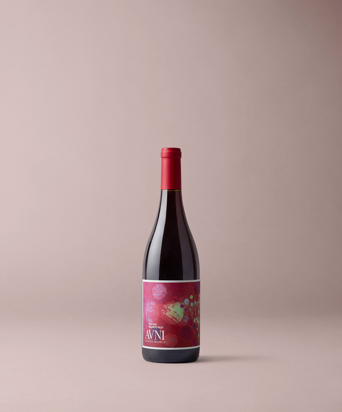 A bottle of Avni Pinot Noir