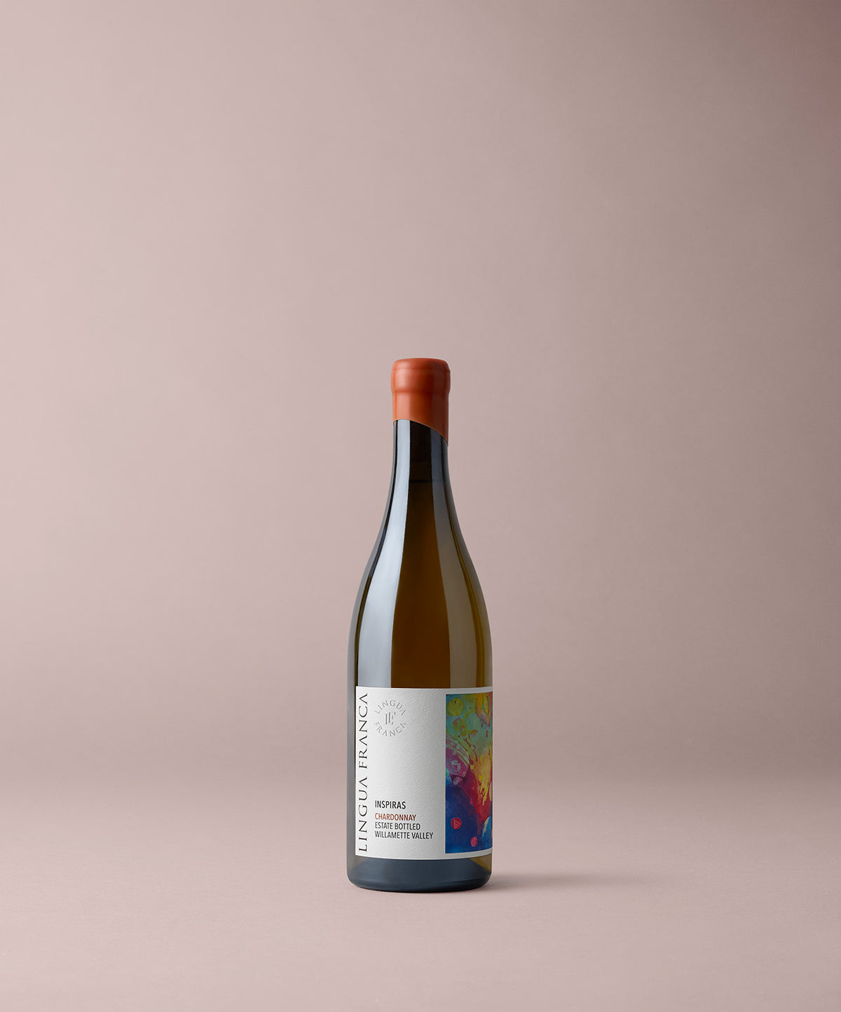 A Bottle of Lingua Franca Inspiras Chardonnay
