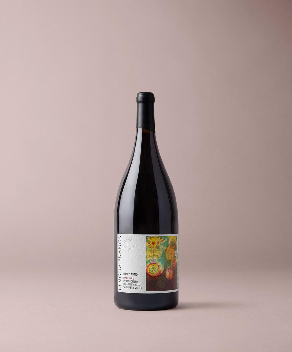 A Magnum bottle of Lingua Franca Mimi's Mind Pinot Noir